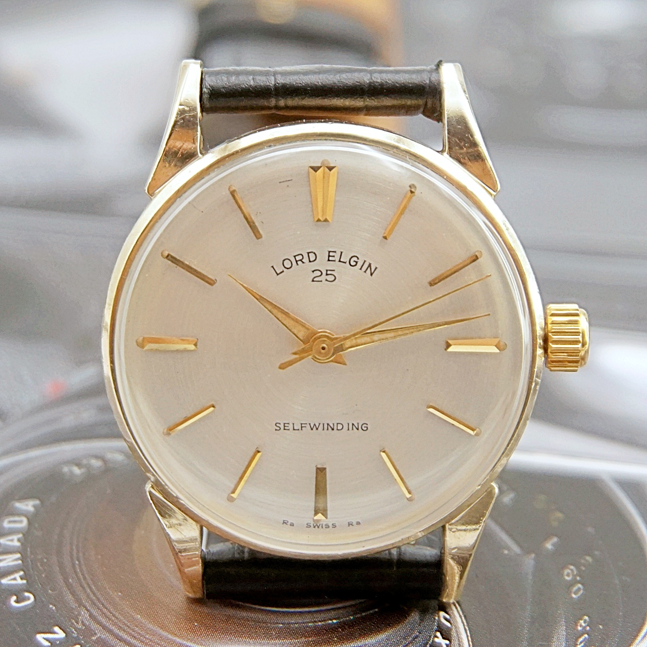 นาฬิกาเก่า LORD ELGIN ออโตเมติก
