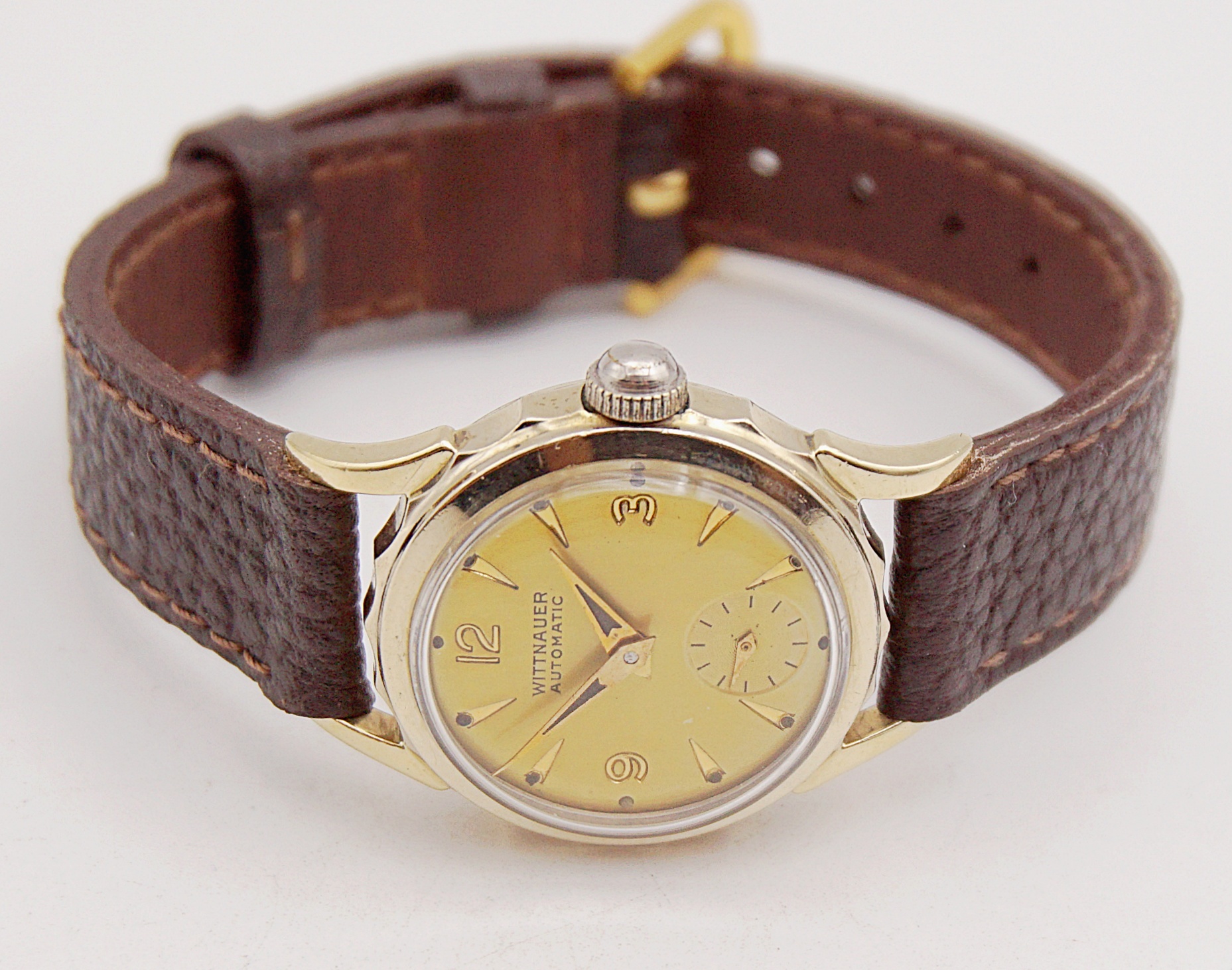 นาฬิกาเก่า WITTNAUER BY LONGINES ออโตเมติกสองเข็มครึ่ง (นาฬิกาผู้หญิง)