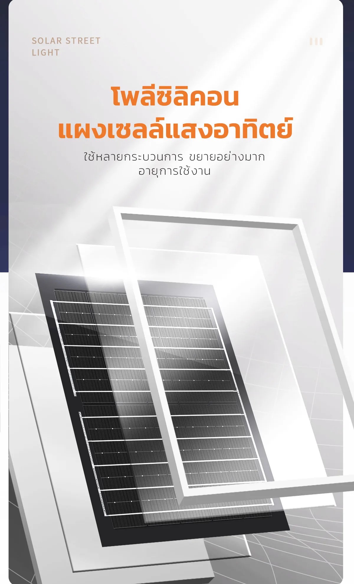 โคมไฟติดเพดานโซล่าเซลล์ ทรงเหลี่ยม* รุ่น MD-SCL08 220W/220W-MAX/320W (เปิดได้ 3 แสง)