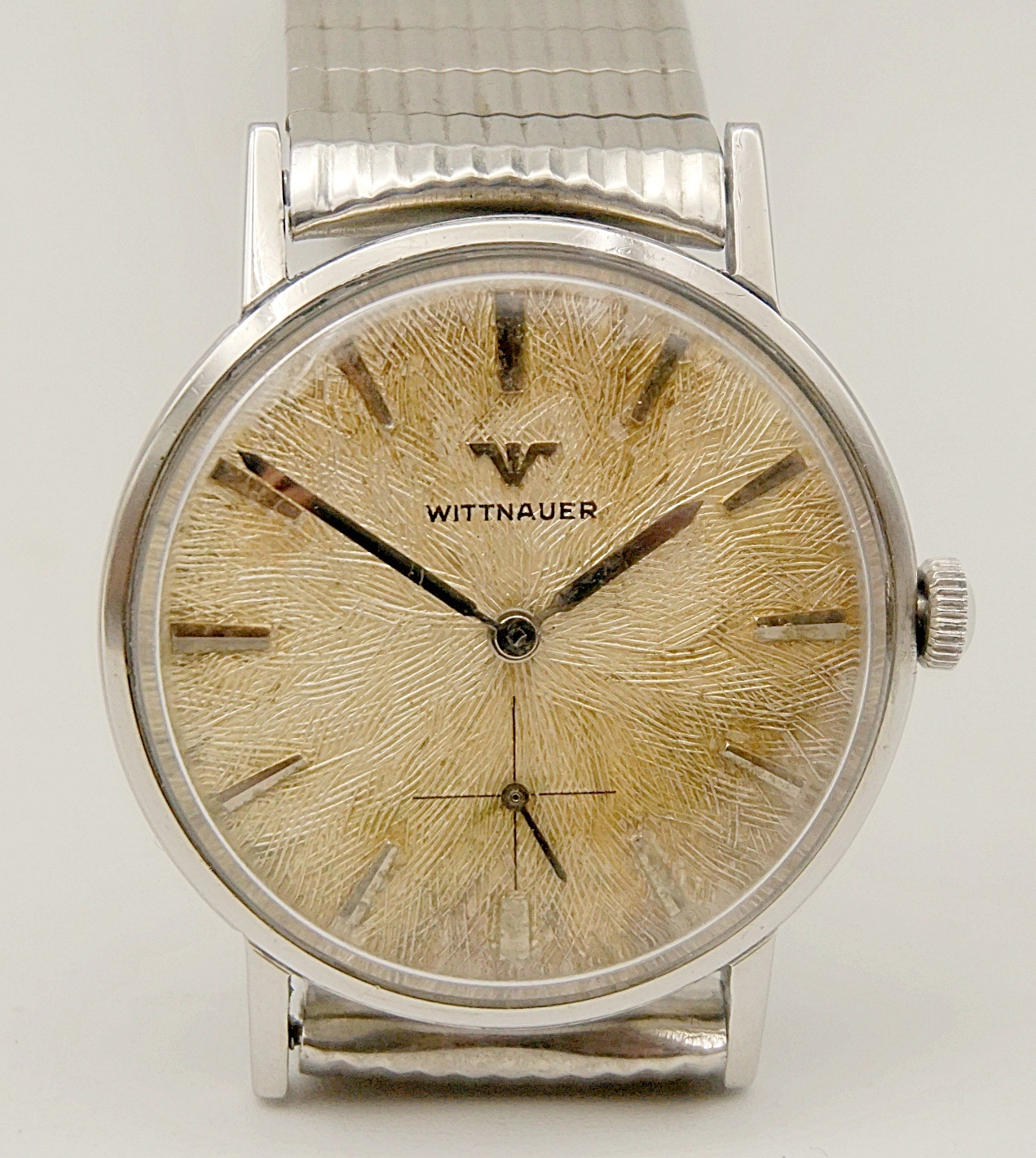 นาฬิกาเก่า WITTNAUER BY LONGINES ไขลานสองเข็มครึ่ง