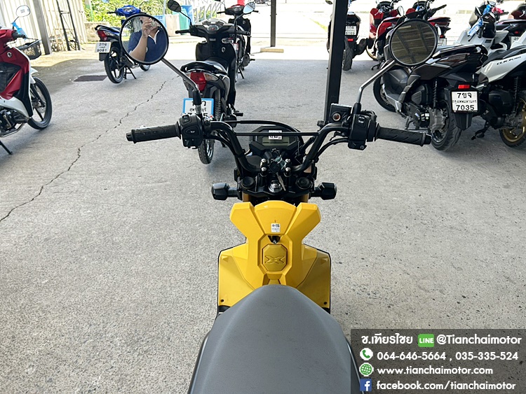 ★ดาวน์ 5,000★ZOOMER-X ปี66 สีเหลือง วิ่งน้อย ชุดสวยรอบคัน เดิมๆทั้งคัน เครื่องแน่น เครื่องดี ศูนย์ดี รถพร้อมใช้งาน ราคา 43,900