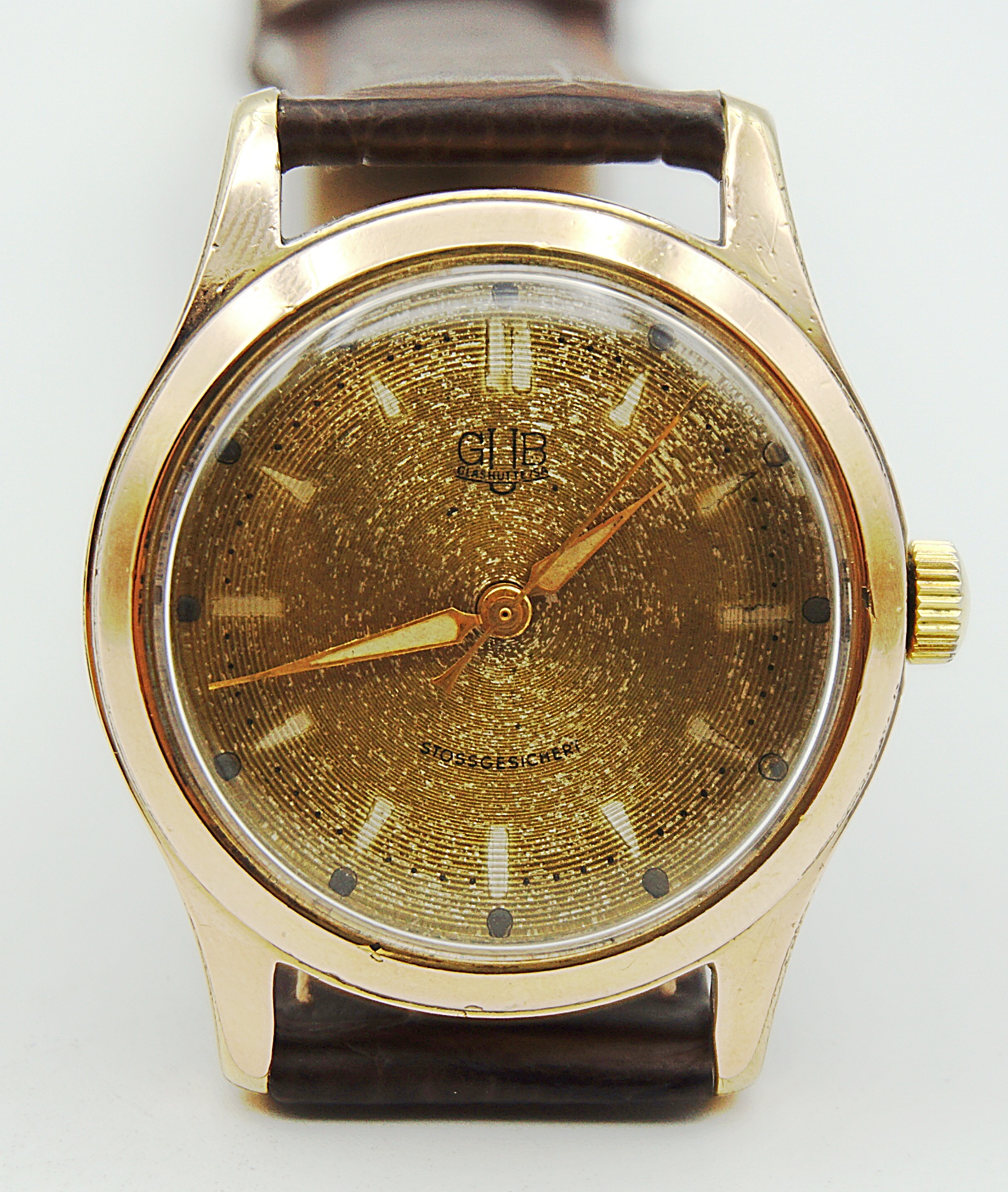 นาฬิกาเก่า GUB Glashütte ไขลาน