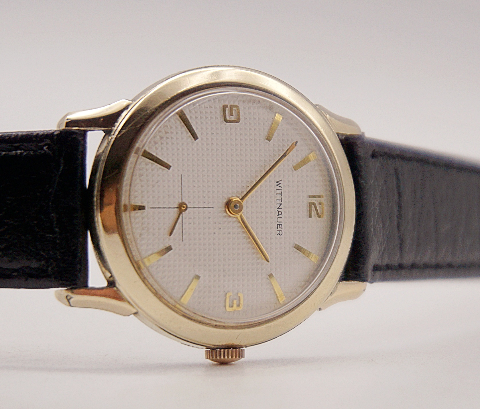 นาฬิกาเก่า WITTNAUER BY LONGINES ไขลานสองเข็มครึ่ง