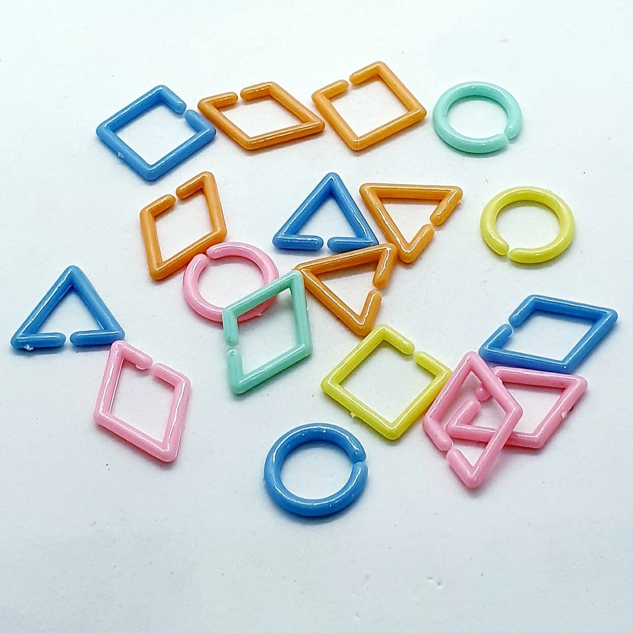 โซ่หมากเก็บแฟนซีพาสเทล บรรจุ 570 ตัว ต่อกันยาว 7.80เมตร