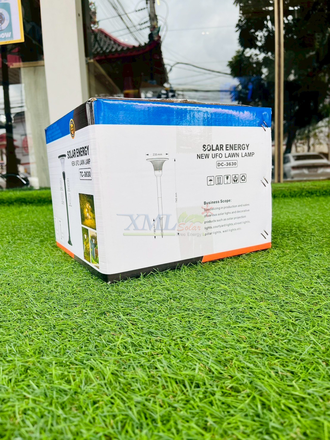 โคมไฟตั้งพื้นโซล่าเซลล์ รุ่น TC-3630C (เปิดได้ 2 แสง)