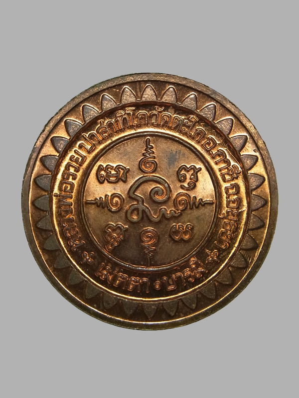 เหรียญเมตตา บารมี หลวงพ่อรวย วัดตะโก ปี2550