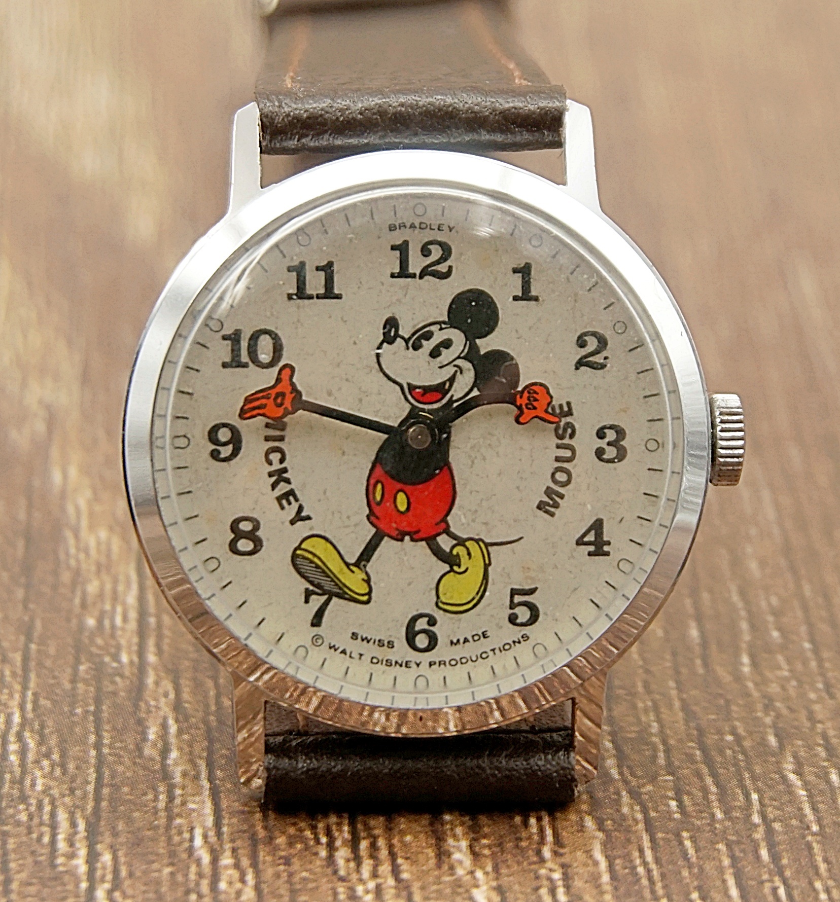 นาฬิกาเก่า MICKEY MOUSE ไขลาน