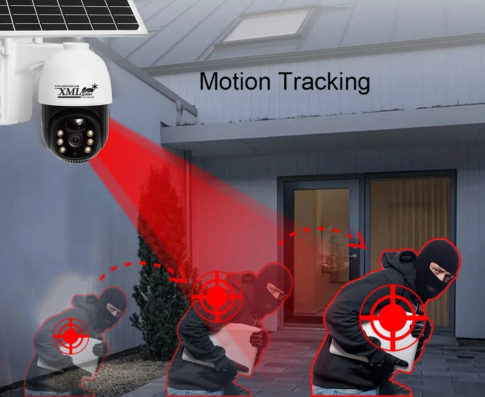 กล้องวงจรปิดโซล่าเซลล์ 4MP EseeCloud (4G) Solar CCTV Camera With 4G รุ่น SCG401P10