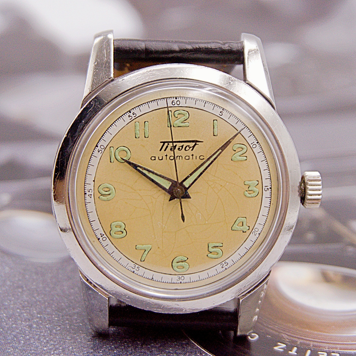 นาฬิกาเก่า TISSOT ออโตเมติกครึ่งรอบ