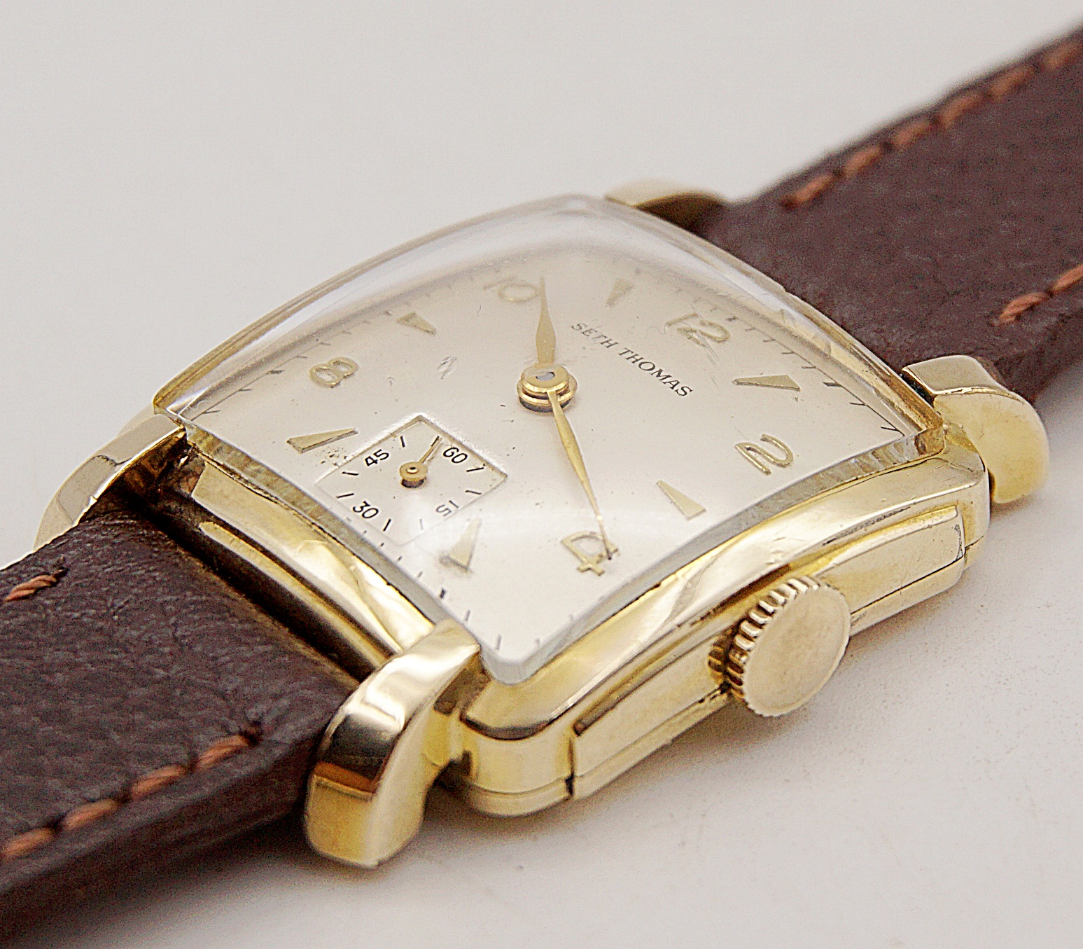 นาฬิกาเก่า SETH THOMAS ไขลานสองเข็มครึ่ง