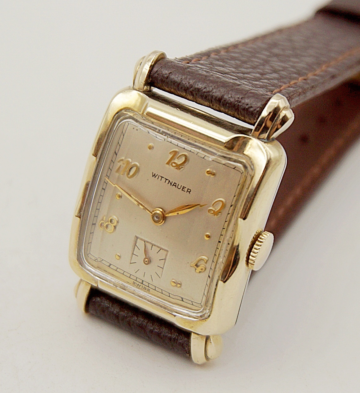 นาฬิกาเก่า WITTNAUER BY LONGINES ไขลานสองเข็มครึ่ง