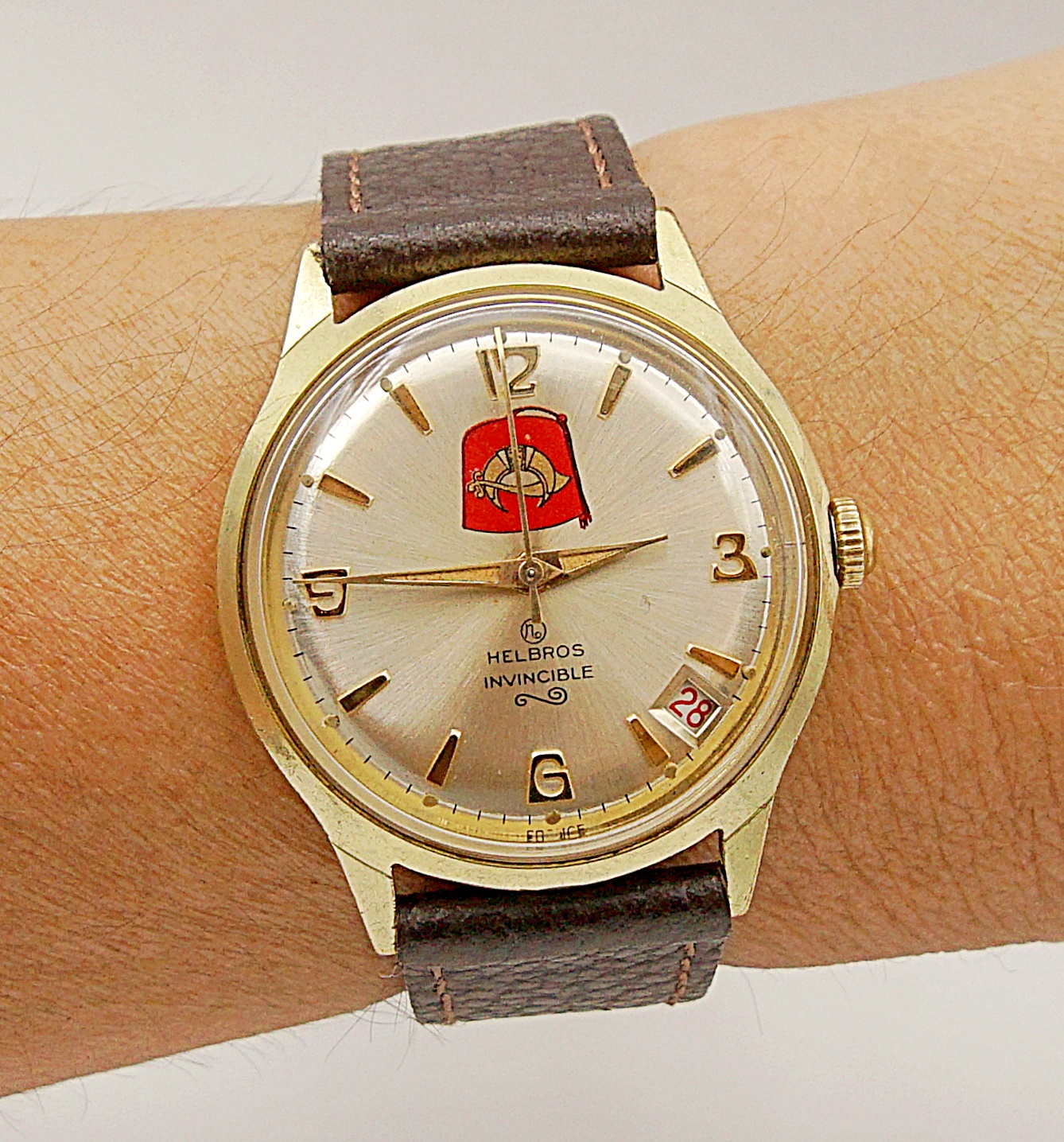 นาฬิกาเก่า HELBROS ไขลาน