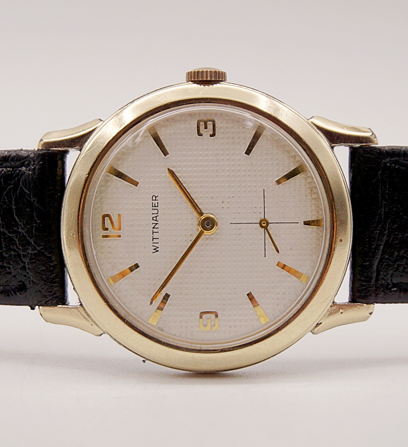 นาฬิกาเก่า WITTNAUER BY LONGINES ไขลานสองเข็มครึ่ง