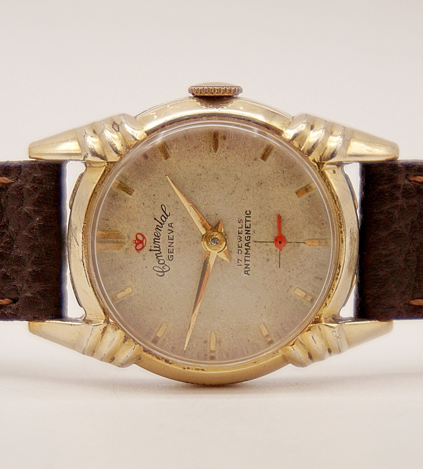 นาฬิกาเก่า CONTINENTAL ไขลานสองเข็มครึ่ง