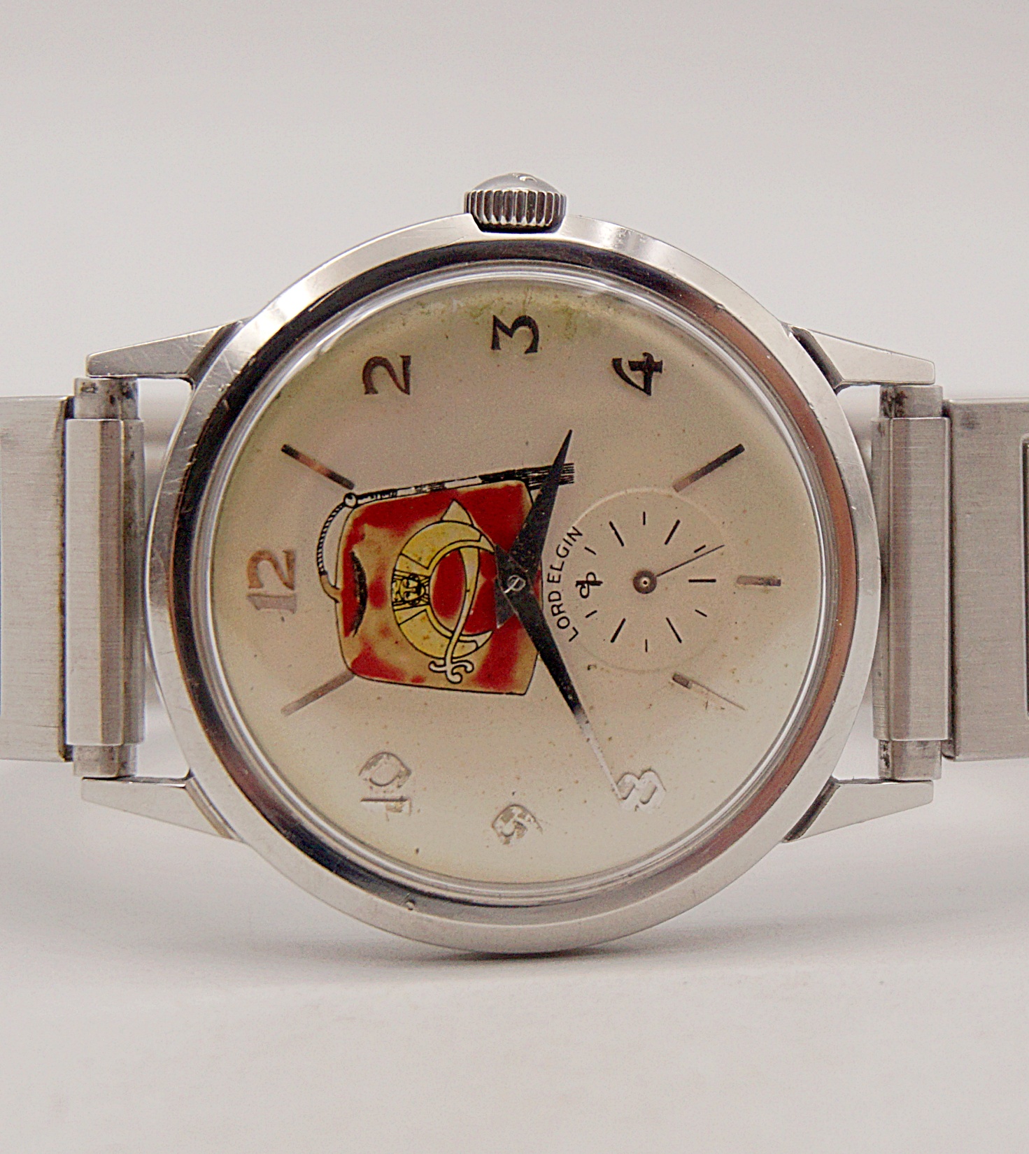 นาฬิกาเก่า LORD ELGIN ไขลานสองเข็มครึ่ง