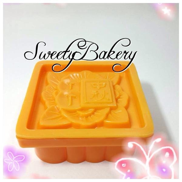พิมพ์ขนมไหว้พระจันทร์ ถอดก้นสี่เหลี่ยม เบอร์ 12