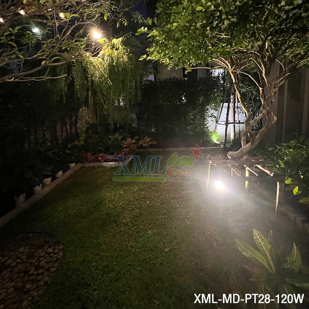 ไฟสปอตไลท์โซล่าเซลล์ 50W / 80W / 120W / 200W / 300W / 400W รุ่น MD-PT28