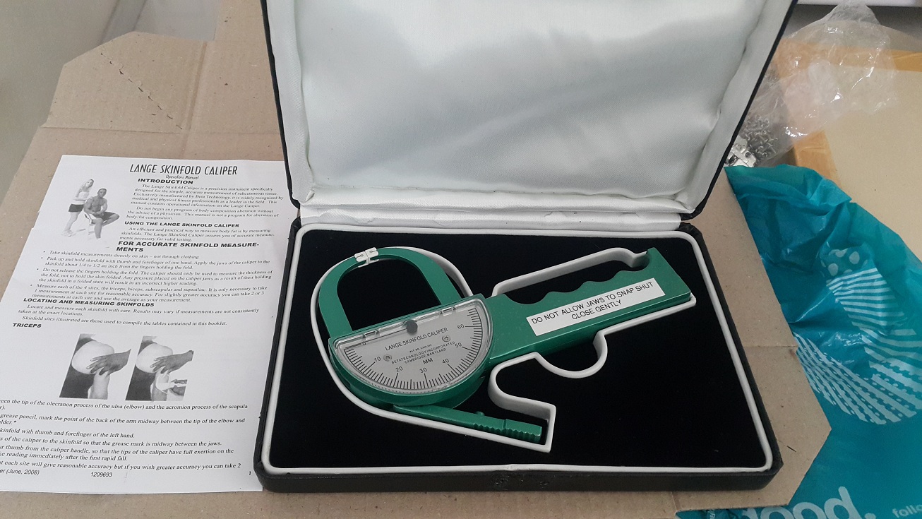 เครื่องวัดความหนาไขมันใต้ผิวหนัง Lange Skinfold Body Fat Caliper