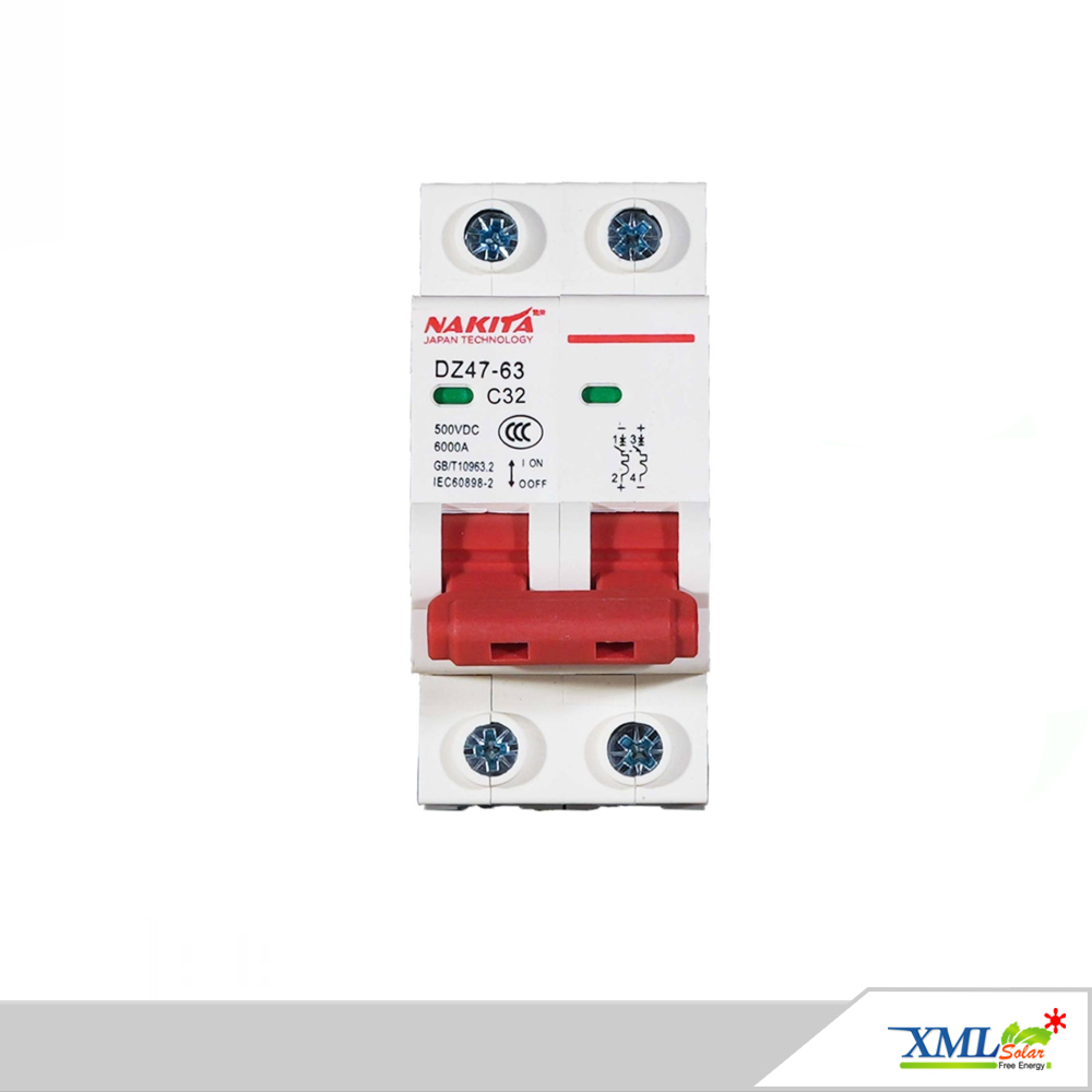 เบรกเกอร์ 500V DC รุ่น DZ47-63 C32