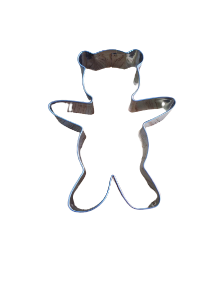 พิมพ์กดคุกกี้ สแตนเลส รูปหมี 1 ชิ้น (ตัวปั๊ม cookie cutter)