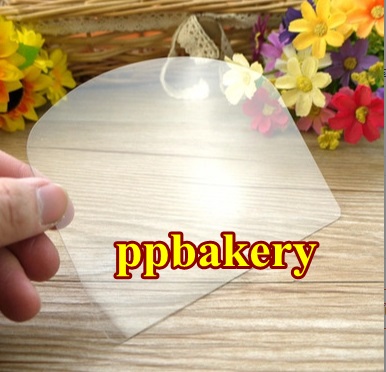 แผ่นปาดครีม แผ่นปาดเค้ก แผ่นปาดครีมพลาสติกใส ขนาดแผ่น 13x10cm ที่ปาดใส