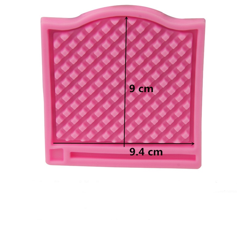 ซิลิโคนสำหรับทำฟองดองท์ กัมเพส รูปม่านเสื่อ