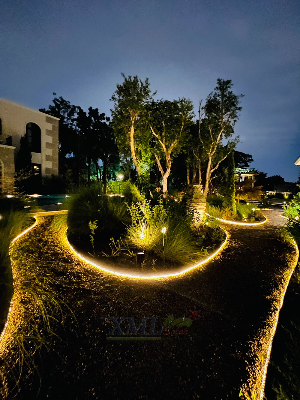 ไฟเส้นโซล่าเซลล์ รุ่น MD-SOLAR-SL10M / 20M / 30M / 50M (แสงเหลืองวอมไวท์)