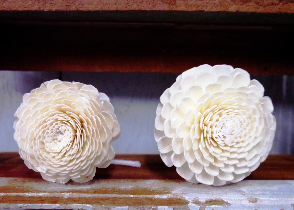 ดอกไม้ดูดน้ำหอม มะลิซ้อน 8cm Dia.