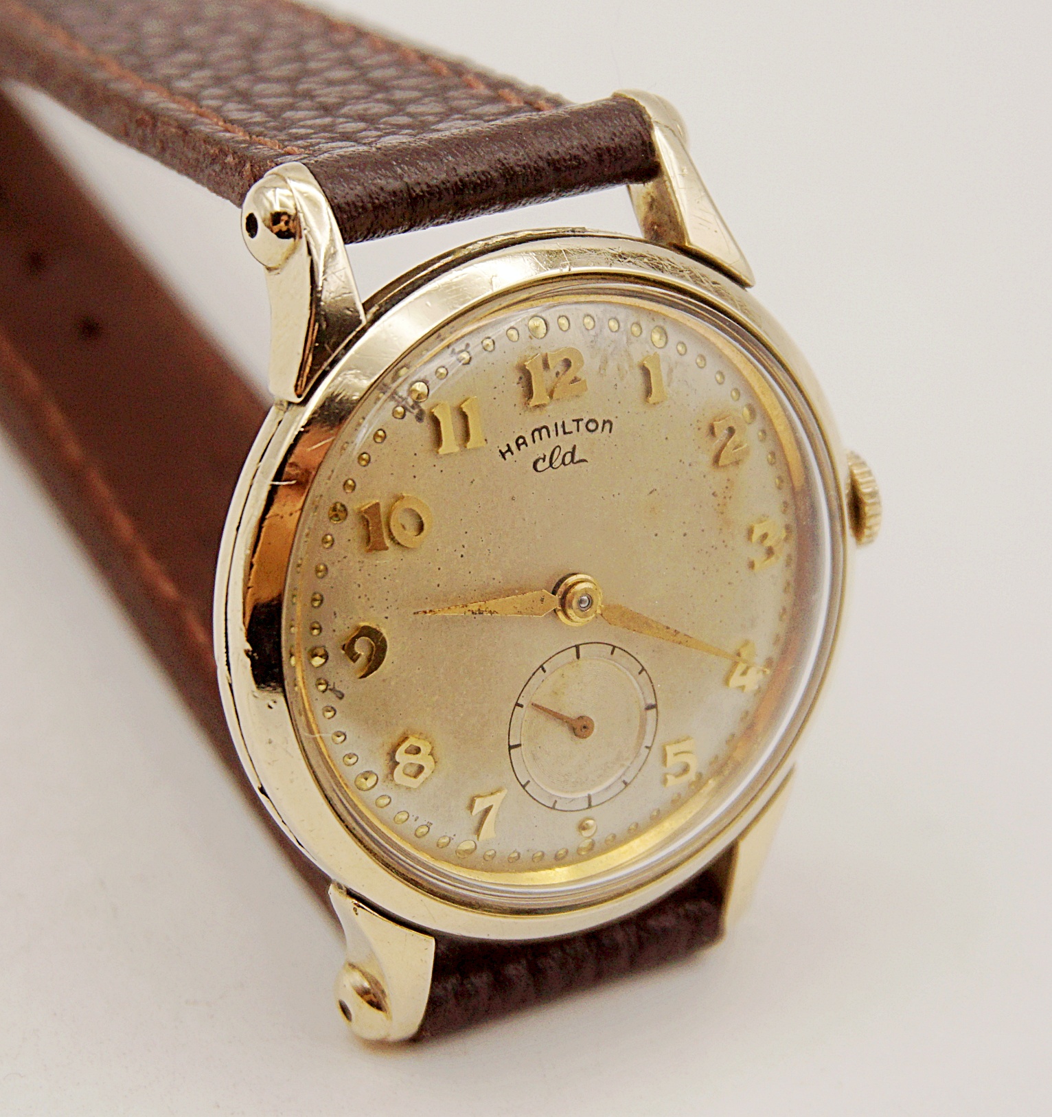 นาฬิกาเก่า HAMILTON ไขลานสองเข็มครึ่ง