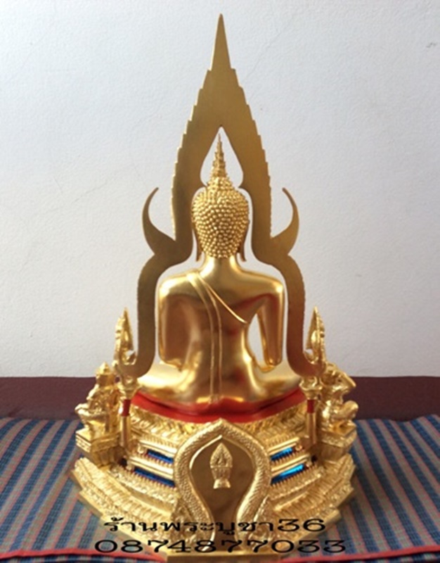 พระพุทธชินราชหน้าตัก12นิ้ว พระพุทธชินราชเนื้อทองเหลืองปิดทองแท้ ขนาดหน้าตัก12นิ้ว ฐาน2ชั้น จากวัดใหญ่พิษณุโลก รหัส388