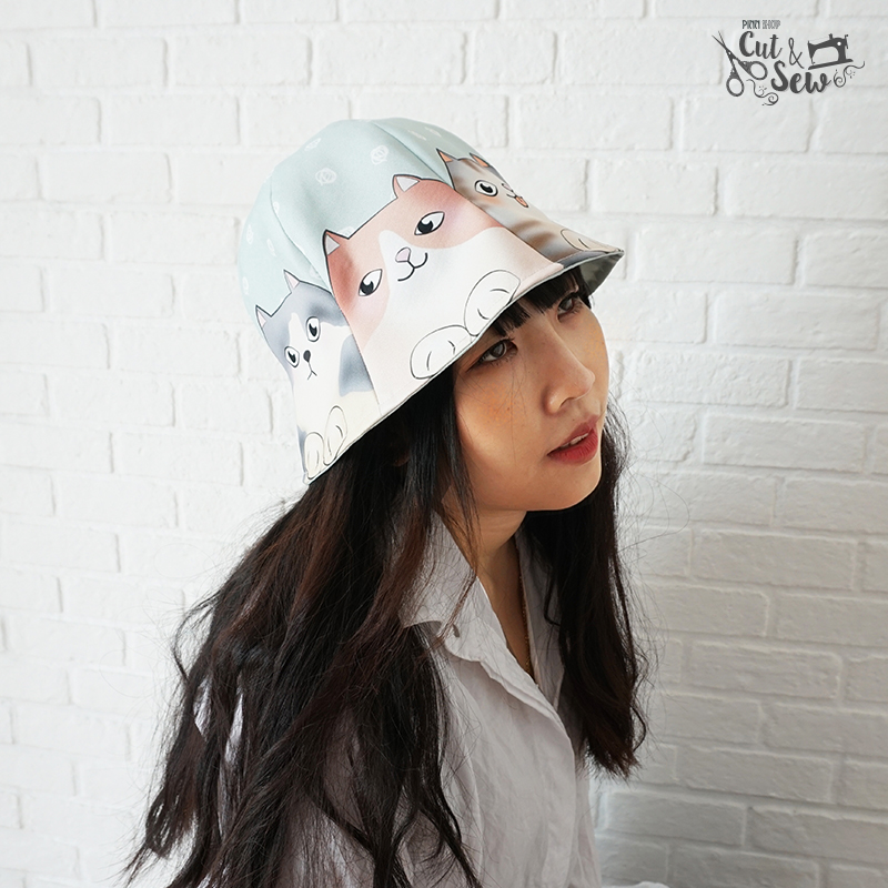 พิมพ์ลายสำหรับเย็บ หมวก Tulip Hat