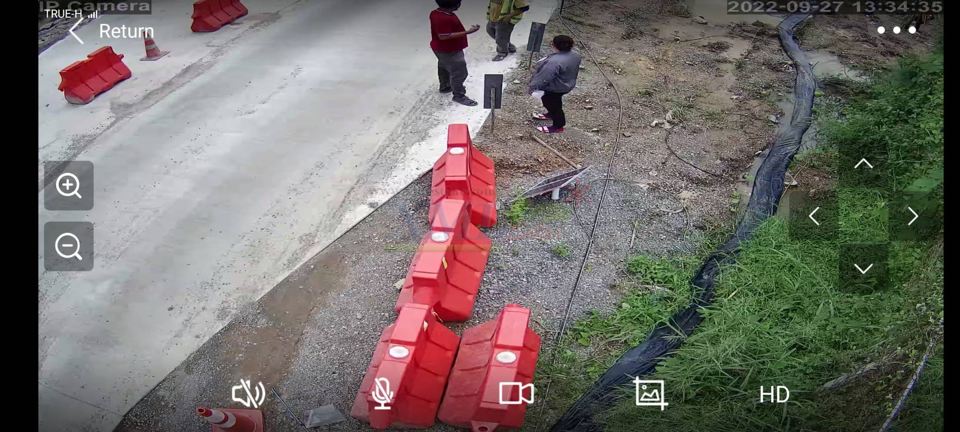 กล้องวงจรปิดโซล่าเซลล์ 80W. / ใช้simcard 4G (1080P) Solar CCTV Camera With 4G