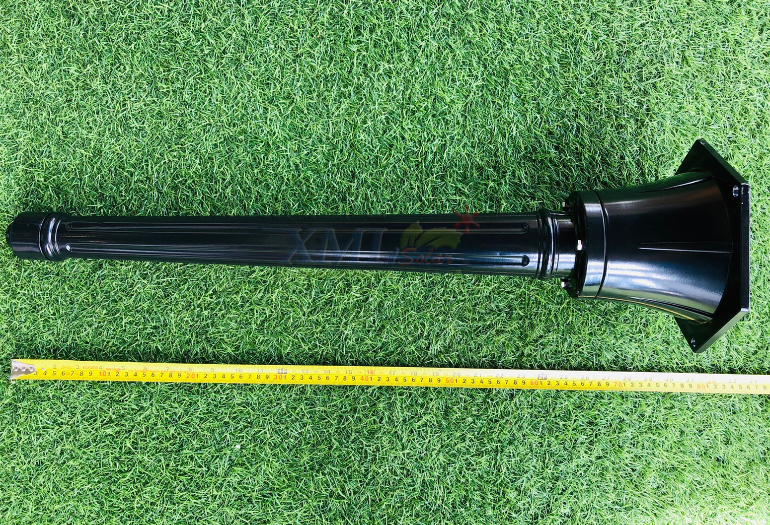 ไฟตั้งพื้นโซล่าเซลล์ ทรงยุโรป สูง 110 ซม. (เปิดได้ 2 แสง)