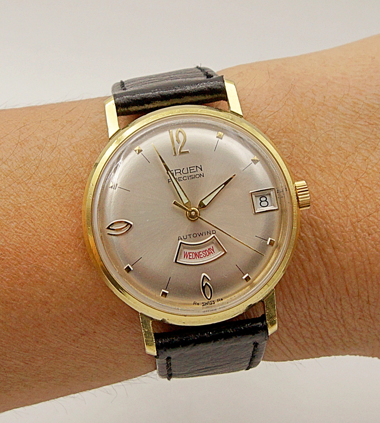 นาฬิกาเก่า GRUEN ออโตเมติก