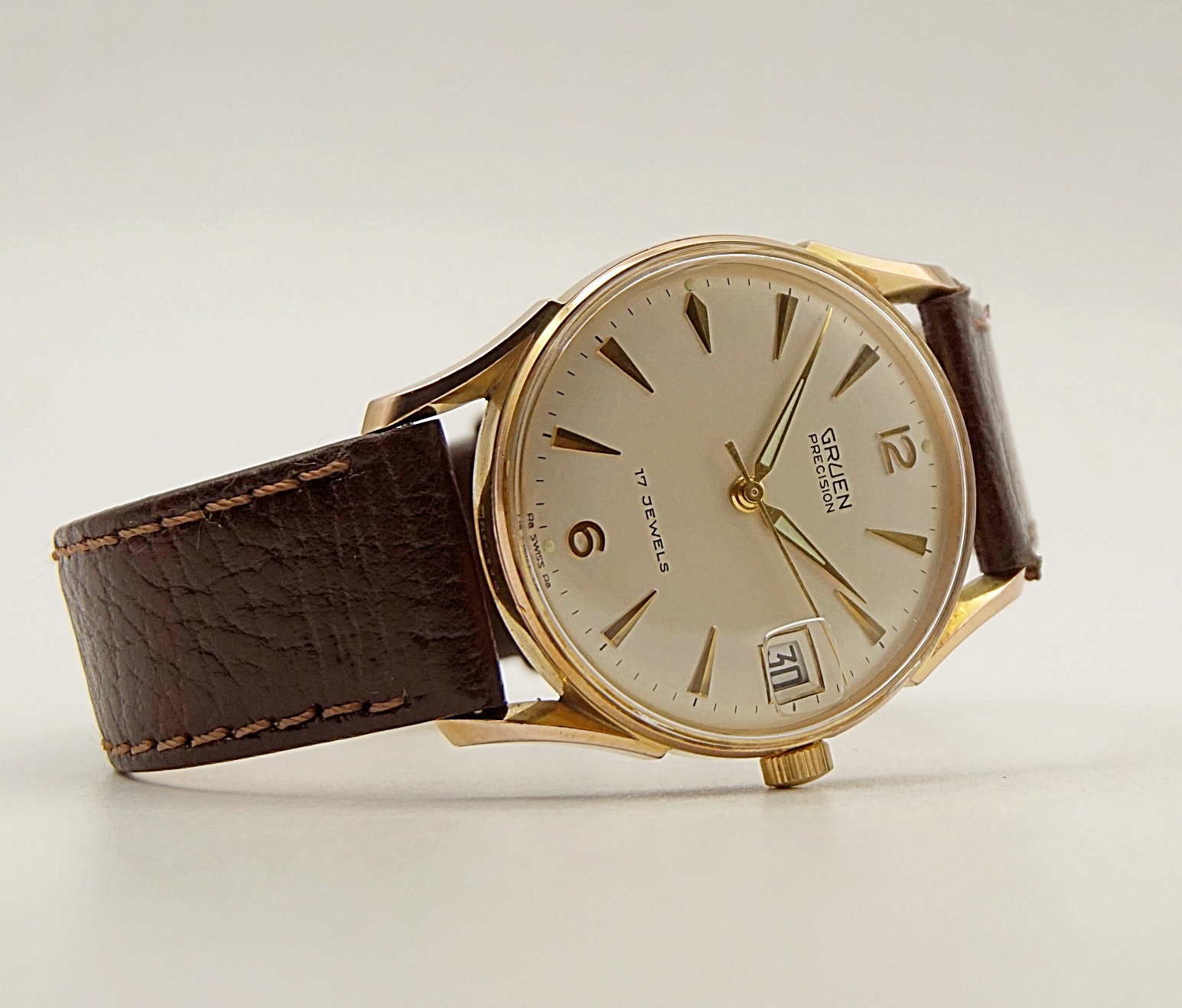 นาฬิกาเก่า GRUEN ไขลาน