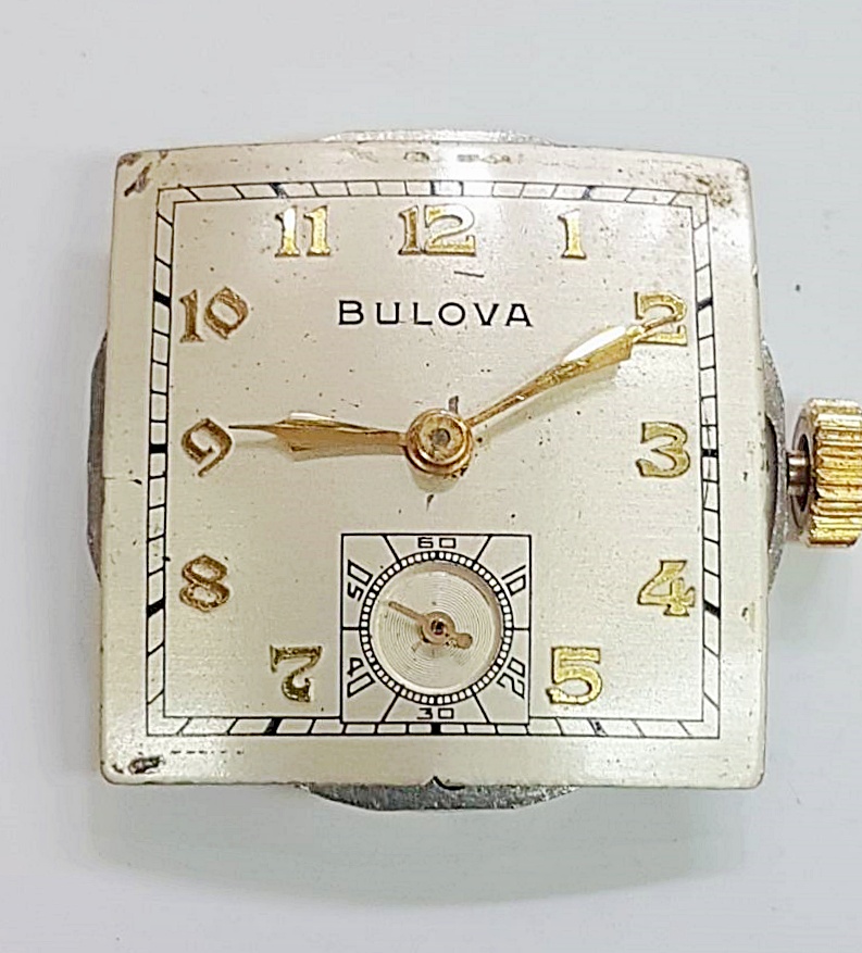 นาฬิกาเก่า BULOVA ไขลานสองเข็มครึ่ง