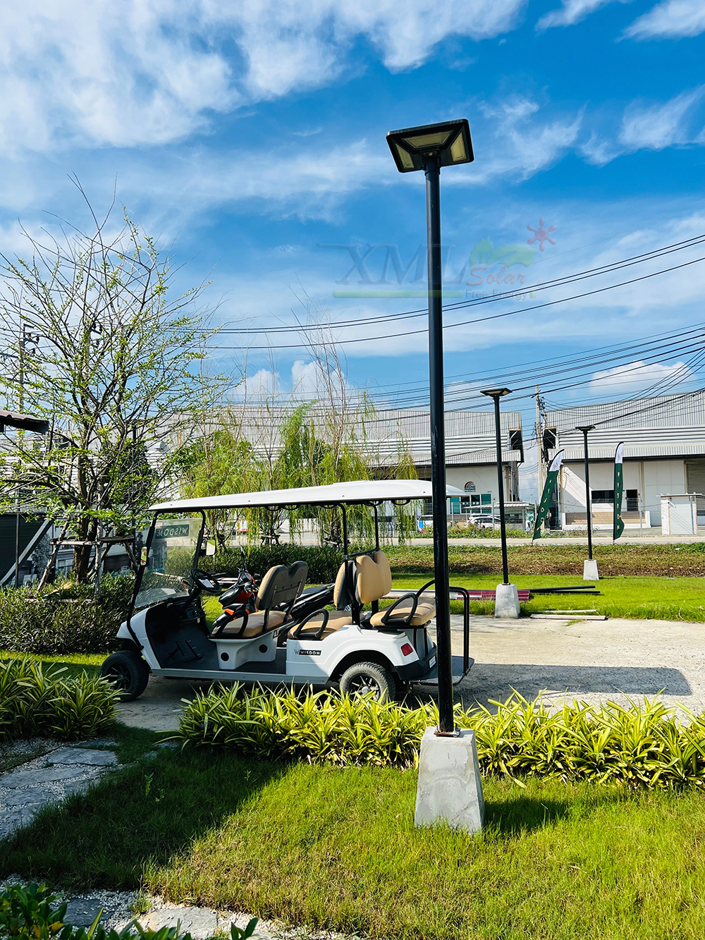 โคมไฟ UFO ทรงสี่เหลี่ยม รุ่น Modi x XML + ระบบ Motion รุ่น 300w (เปิดได้ 3 แสง)