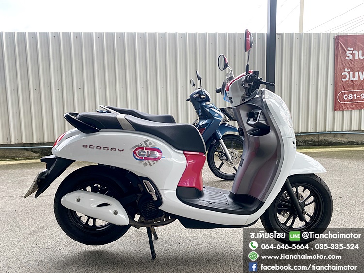 ★ดาวน์2,000★SCOOPY-I ปี66 CLUB12 ตัวท็อป สมาร์ทคีย์ สีสวยแจ่ม เครื่องแน่นเดิม วิ่งน้อย ขับขี่คล่องตัว ราคา 45,900