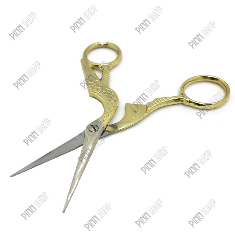 กรรไกรหงส์สีทอง 4.5 นิ้ว