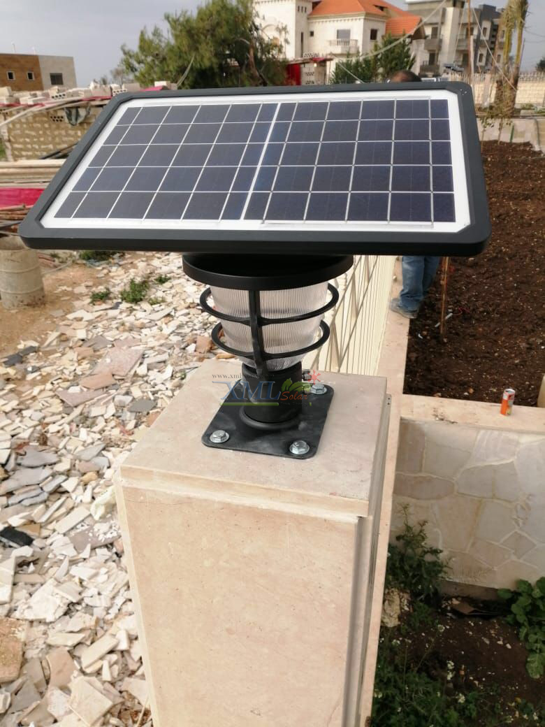 โคมไฟหัวเสาโซล่าเซลล์ รุ่น solar bee (550 lm.) (แสง: ขาว)
