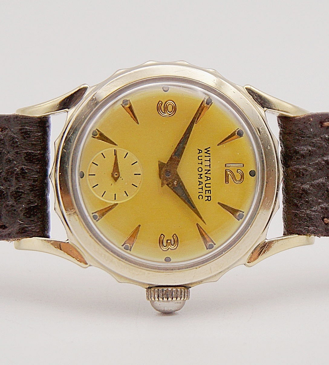 นาฬิกาเก่า WITTNAUER BY LONGINES ออโตเมติกสองเข็มครึ่ง (นาฬิกาผู้หญิง)