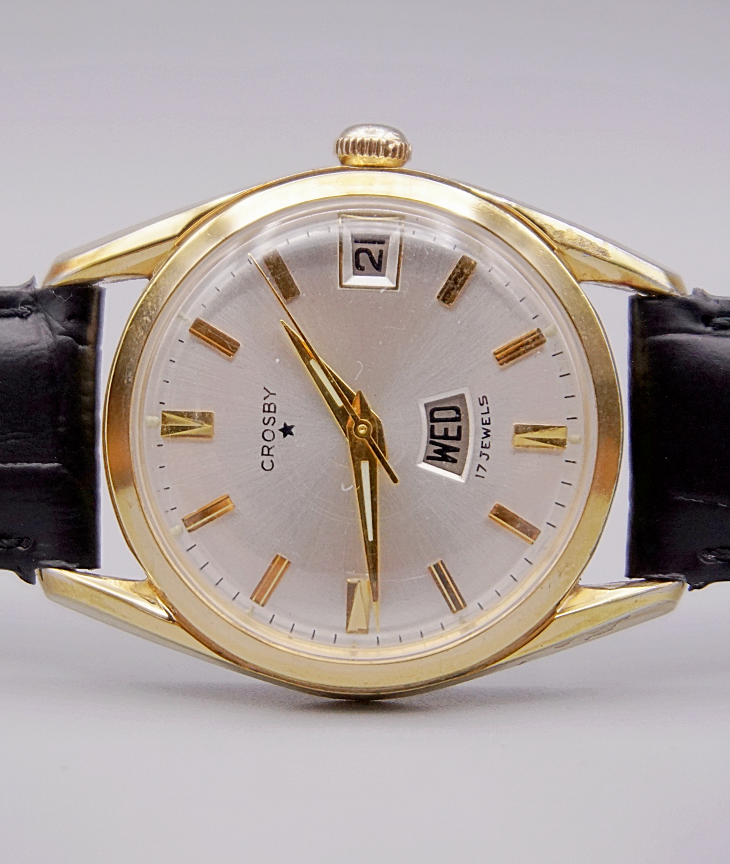 นาฬิกาเก่า CROSBY ไขลาน