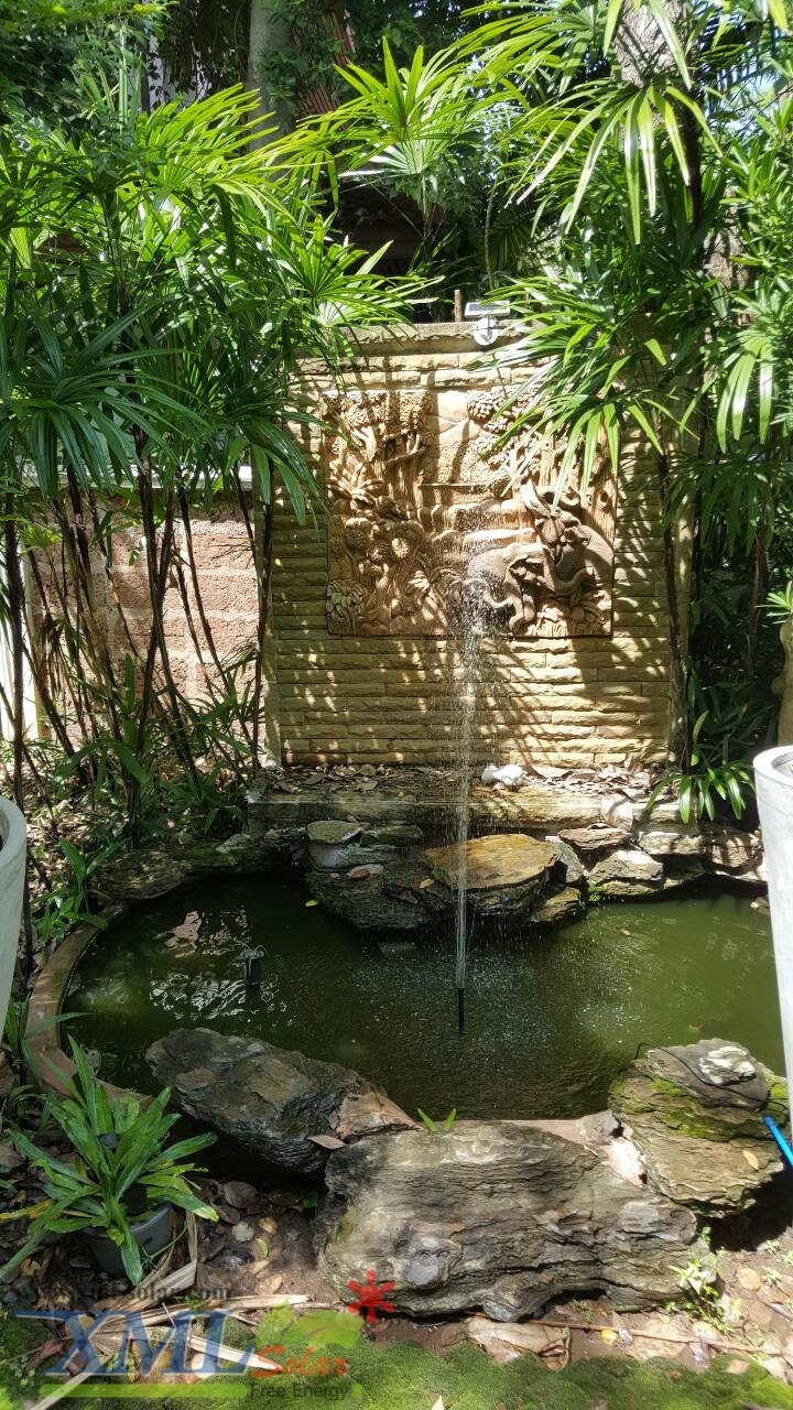 น้ำพุพลังเเสงอาทิตย์ (รุ่น เเผงเเยก) -ไซส์จัมโบ้