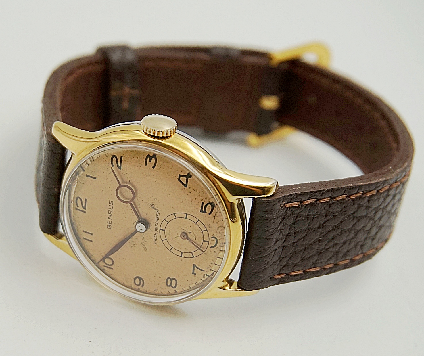 นาฬิกาเก่า BENRUS ไขลานสองเข็มครึ่ง