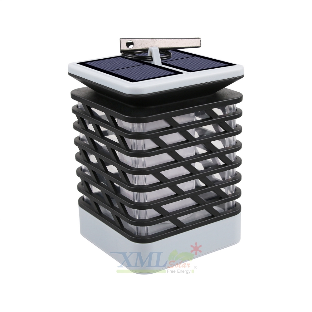 ไฟห้อยโซล่าเซลล์ ทรงสี่เหลียม ตาข่าย (แสง: เปลวไฟเหลืองวอมไวท์)