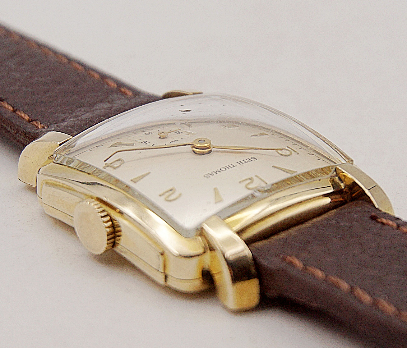 นาฬิกาเก่า SETH THOMAS ไขลานสองเข็มครึ่ง