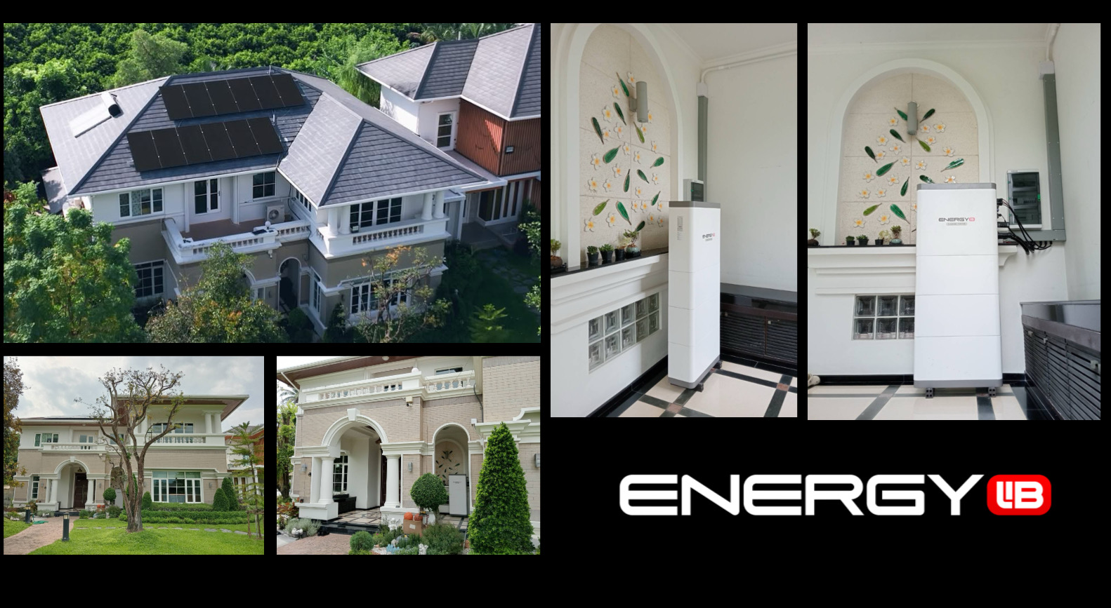 ระบบโซล่าเซลล์ติดหลังคา Energy LiB Solar Rooftop P1 All-In-One ขนาด 8 kW (ON/OFF-GRID / Hybrid) 1 Phase Battery 10kW พร้อมติดตั้ง