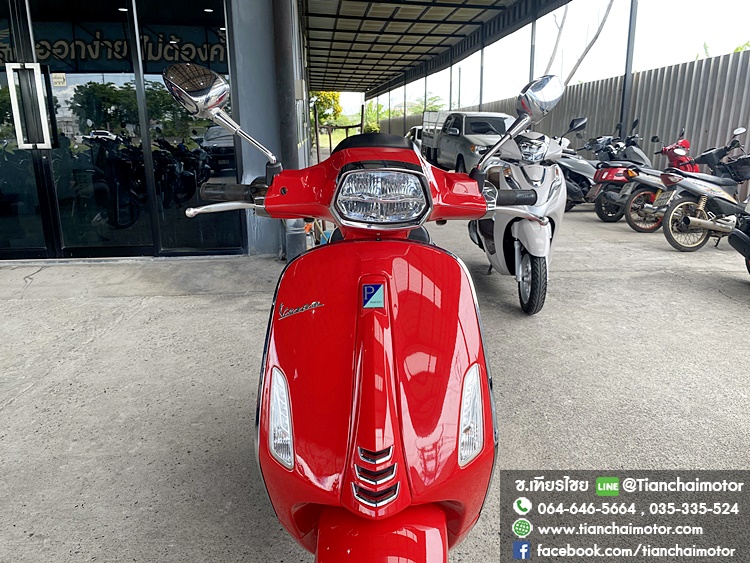 ★ฟรีดาวน์★VESPA SPRINT 125 I GET ABS ปี67 สีแดงสด ไมล์วิ่งน้อย เครื่องแน่นๆ ชุดสีสวยเวอร์ เครื่องดี ศูนย์ดี ราคา 77,500
