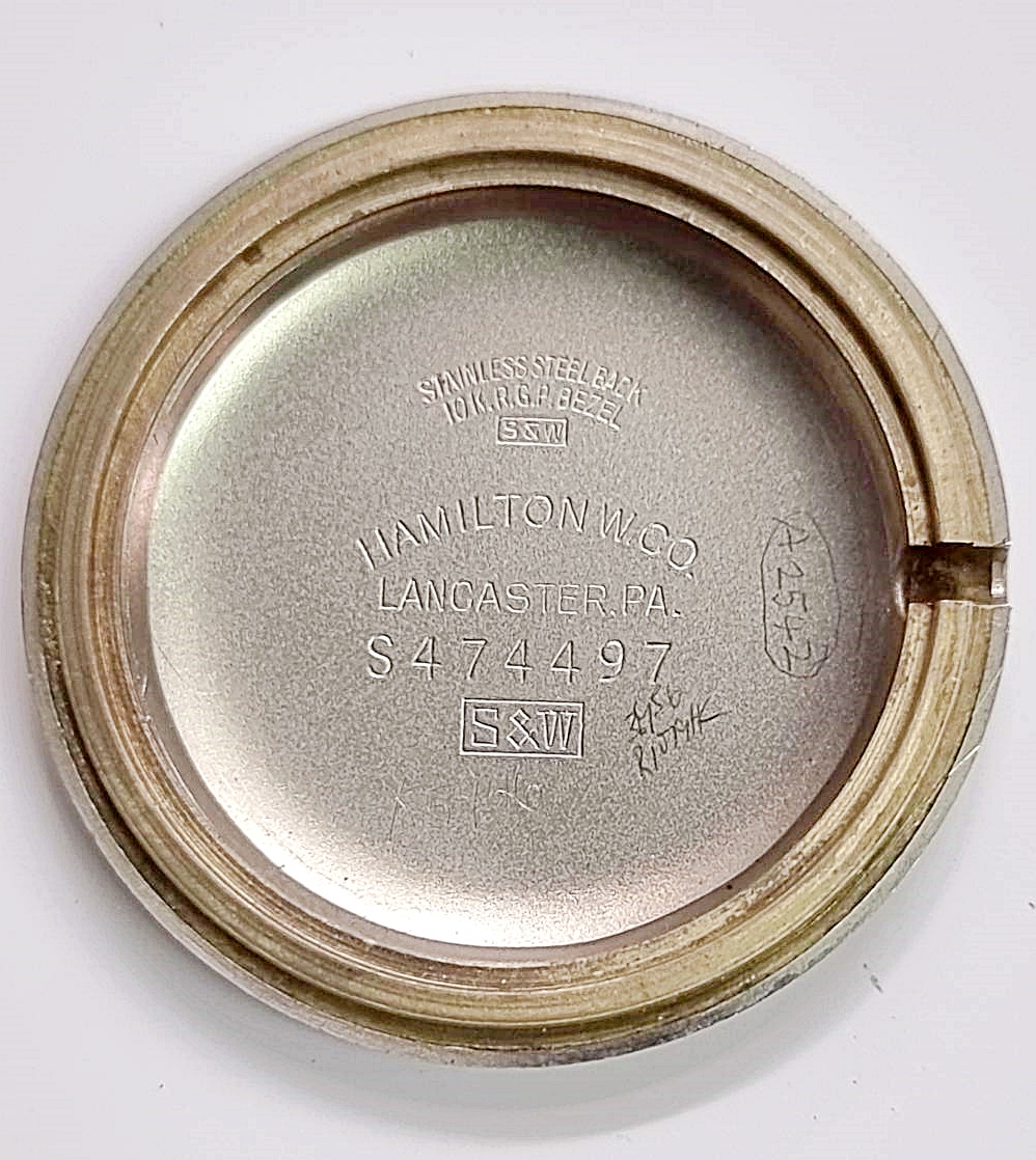 นาฬิกาเก่า HAMILTON ไขลานสองเข็มครึ่ง