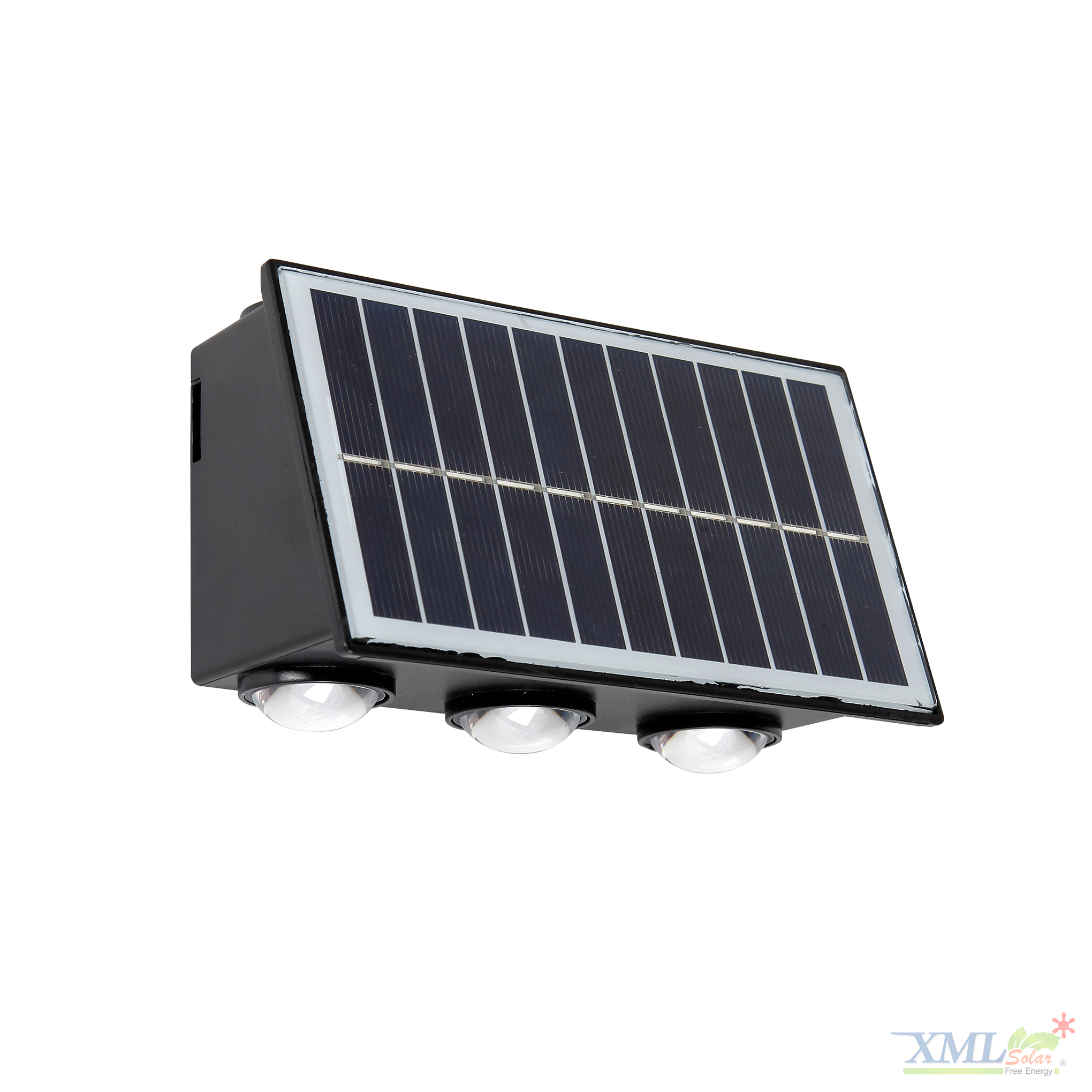 โคมไฟผนังโซล่าเซลล์ LED ส่องบน-ล่าง รุ่นใหม่!